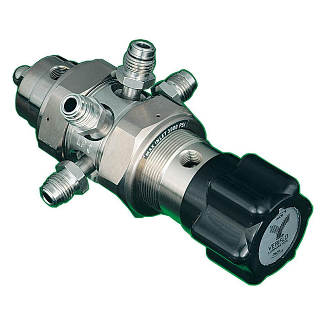 Ultra-High Purity (UHP) Two-stage, Tied Diaphragm Pressure Regulator – 735W and NPR735W Series